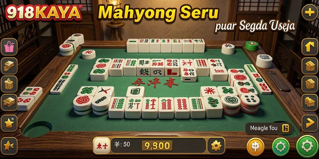Tampilan gameplay Mahjong yang menarik di 918KAYA