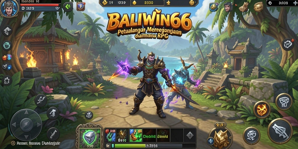 Screenshot BALIWIN66 menampilkan gameplay RPG yang mendebarkan.