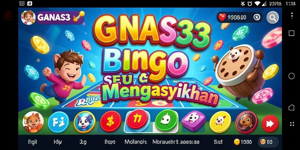 Tampilan gameplay Bingo yang menarik dan interaktif di GANAS33.