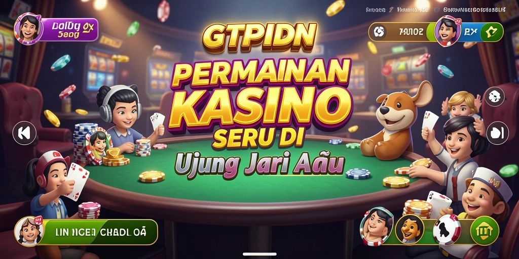 Screenshot GTPIDN menampilkan pengalaman bermain Kasino yang seru.