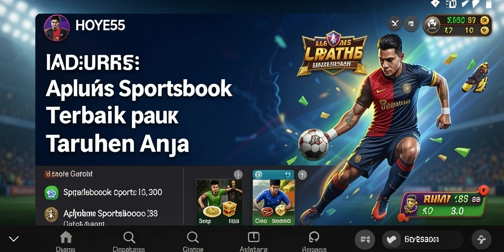 Tampilan gameplay yang menarik dari HOYE55 di kategori Sportsbook.