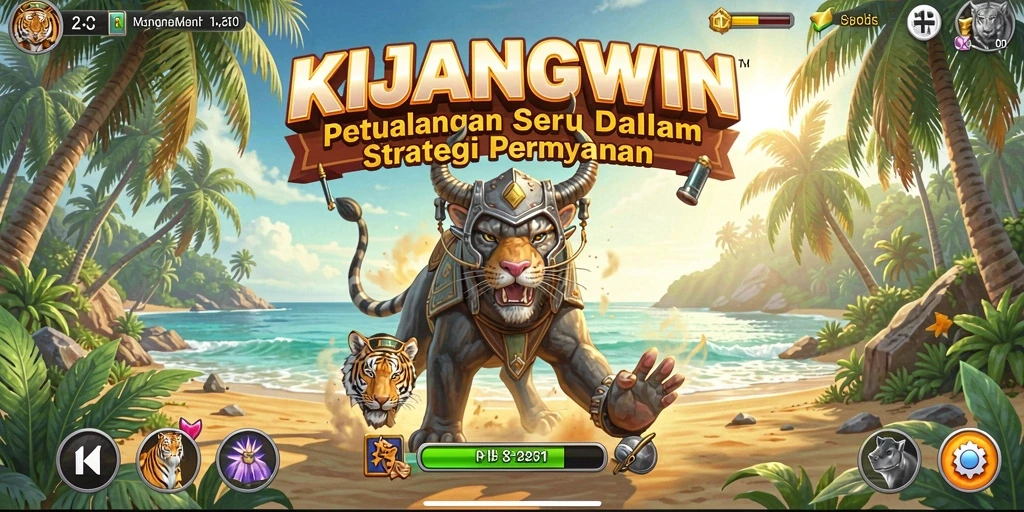 Tampilan gameplay seru dalam KIJANGWIN yang memikat.