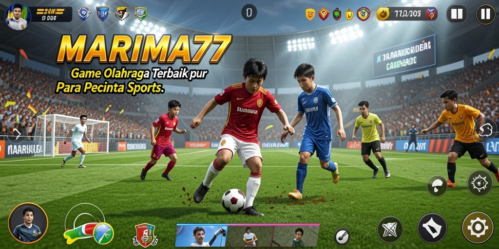 Tampilan gameplay MARIMA77 yang dinamis dan menarik.