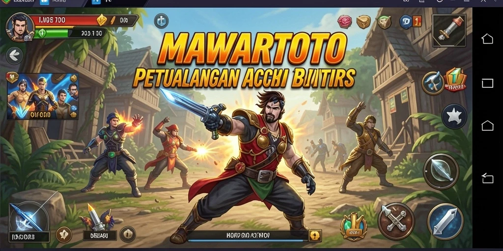 Tampilan gameplay MAWARTOTO yang penuh aksi dan seru.