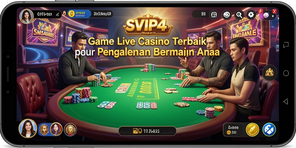 Tampilan gameplay Live Casino yang menarik dan interaktif di SVIP4.